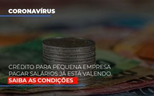 Credito Para Pequena Empresa Pagar Salarios Ja Esta Valendo Notícias E Artigos Contábeis Notícias E Artigos Contábeis - Adjutos Assessoria Contábil